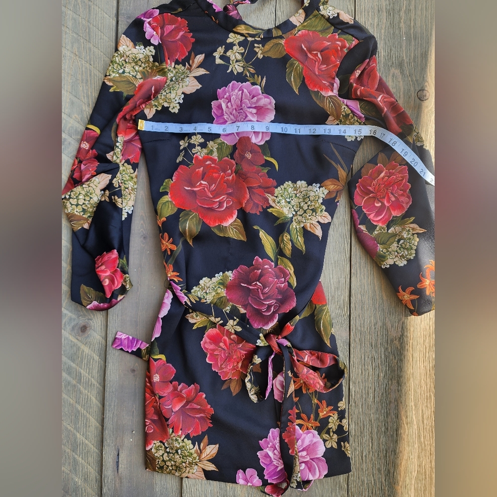 Zara Floral Print Women's Dress Sz Xs - Picture 8 of 12